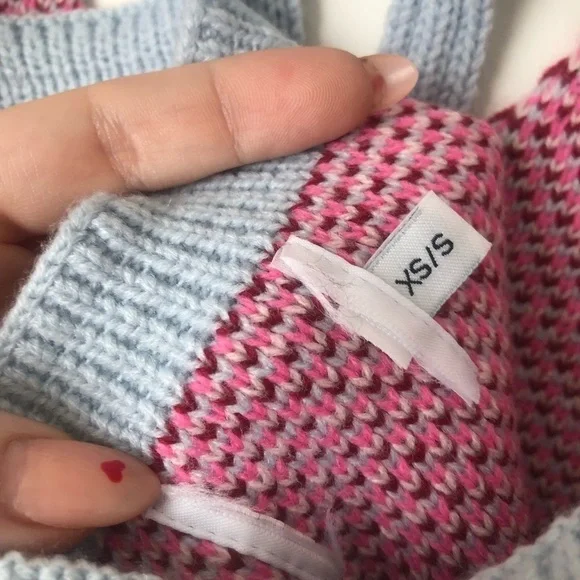 Princess Polly Jude Argyle Knit Halter Mini Dress XS/S - Picture 5 of 10